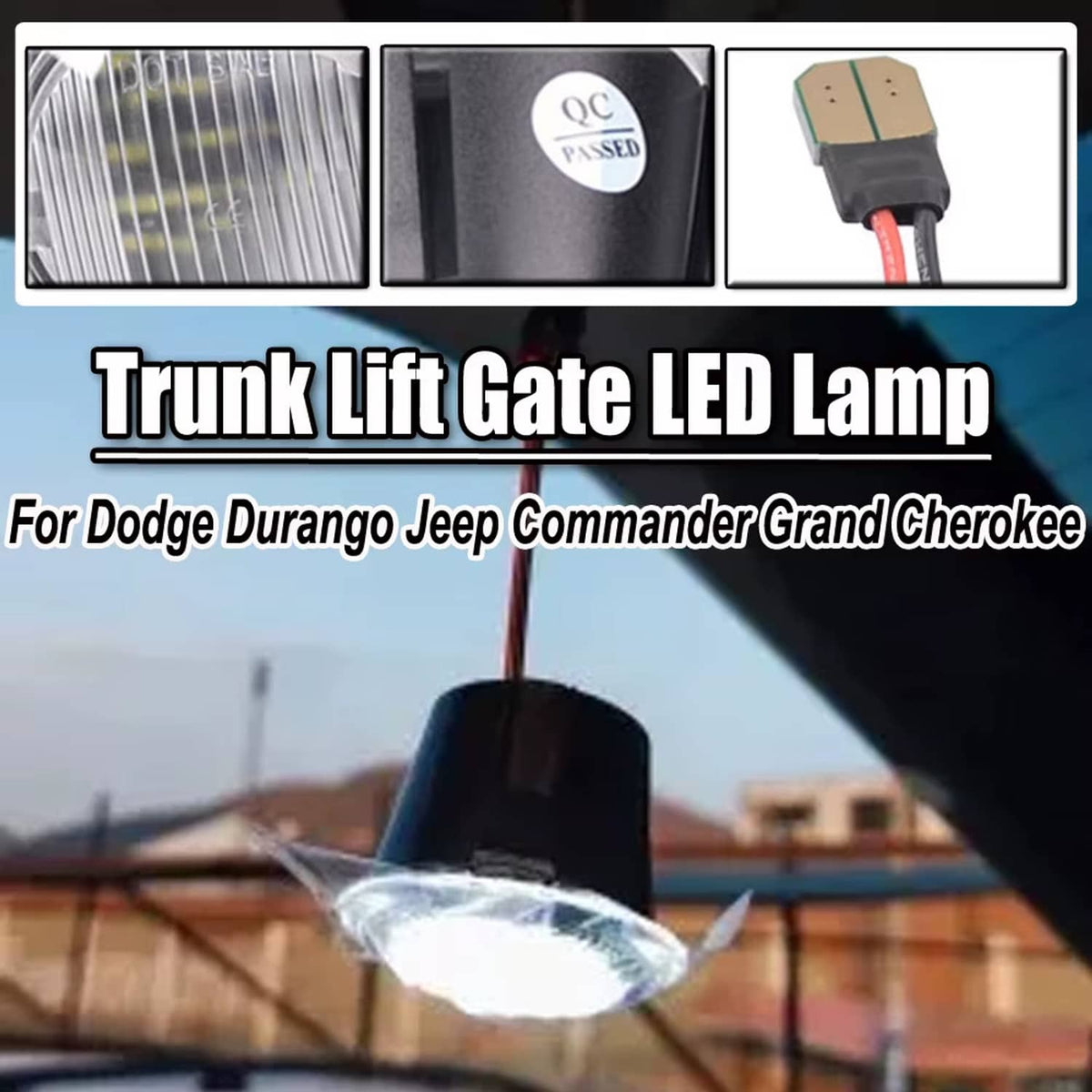 Solid Spare LED Rear Cargo Trunk Lift Gate Light For JEEP Grand Cherokee Dodge Durango
