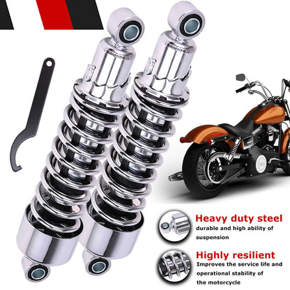 Solidspare 11.75" Rear Lowering Shocks For Harley Road Glide Tour Glide Road King FLT 1980+