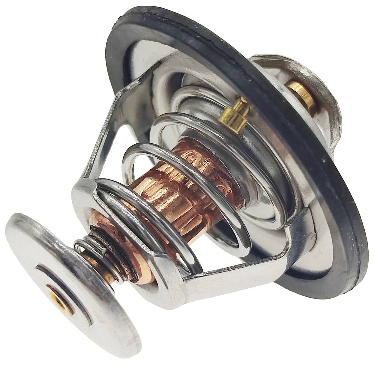 Solid Spare 185°F & 180°F Degree Thermostat Front & Rear Kit Pair Fit for GM Pickup Duramax