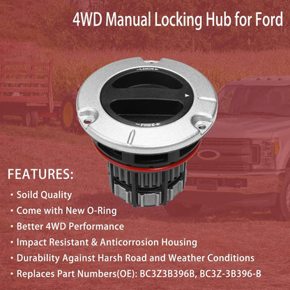 Solid Spare 4WD Front Manual Lock Hub Link For 2005-2023 Ford F250 F350 F450 F550 Super Duty