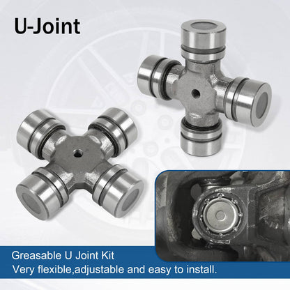 Solidspare Front Axle Seal And Greaseable U Joint Kit For Ford 2005-14 F250 F350 Super Duty