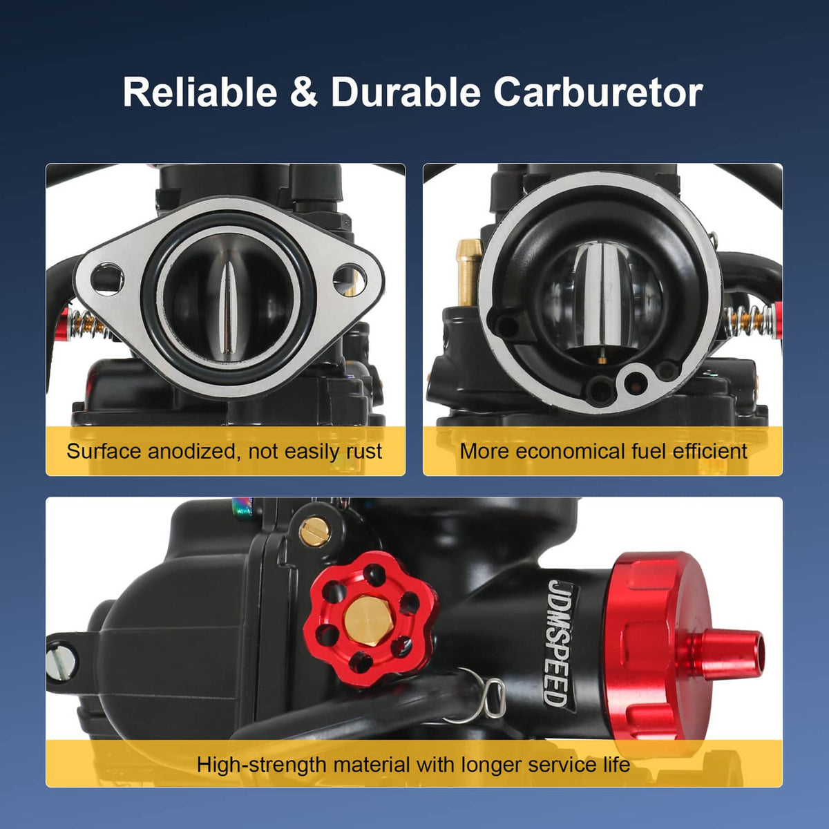 Solidspare Carburetor Carb For 110cc 125cc 140cc Lifan Apollo Pit Bike ATV PE 22 mm Flange