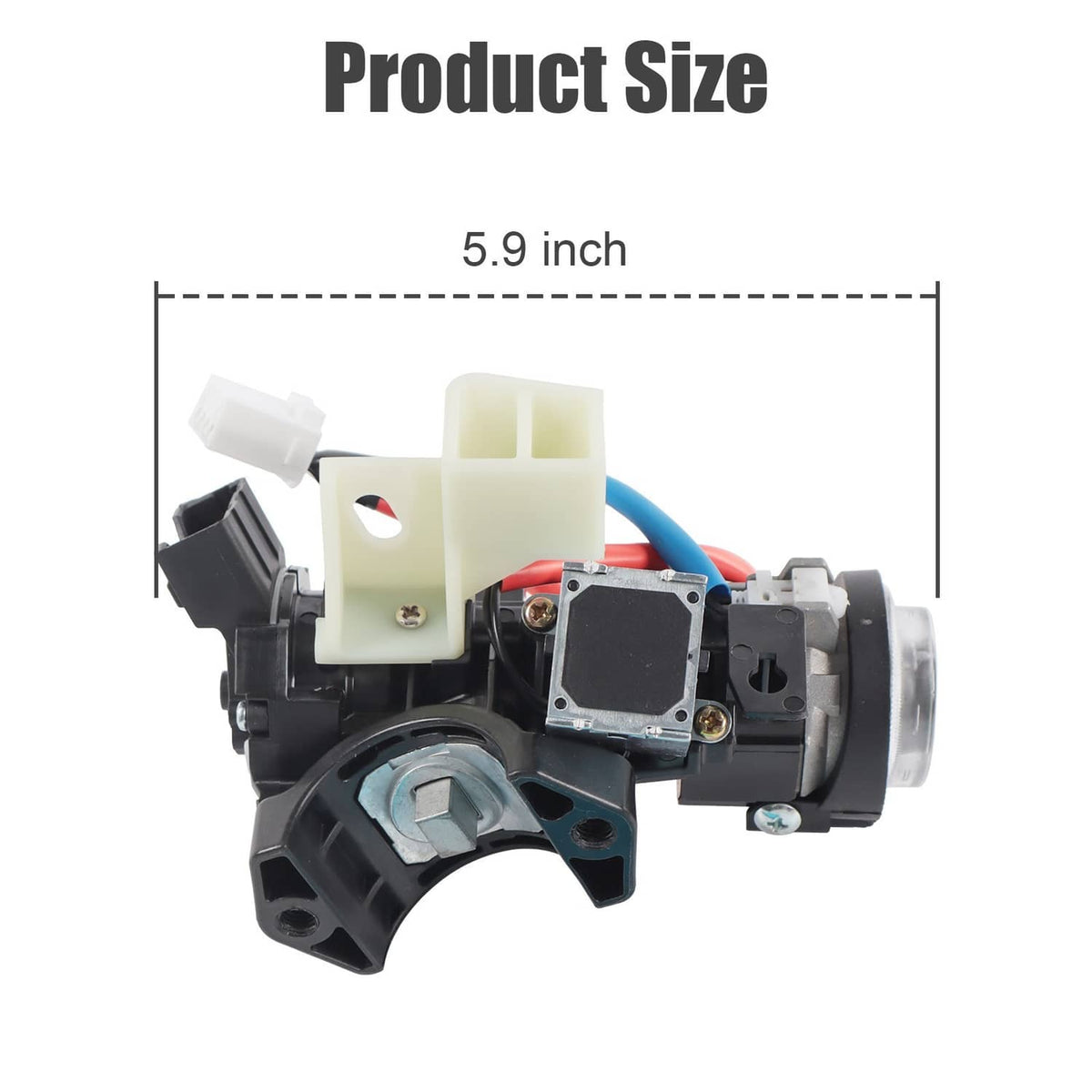 Solidspare For 2011-2016 ELANTRA IGNITION LOCK CYLINDER ASSEMBLY SWITCH 2 KEYS 81900-3XF00