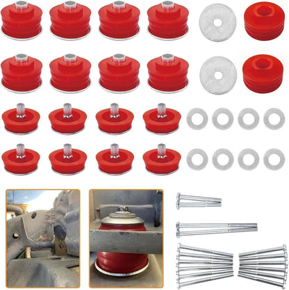 Solidspare Body Cab Mount Bushings Kit for 1999-2007 Ford F250 F350 Super Duty KF04058BK