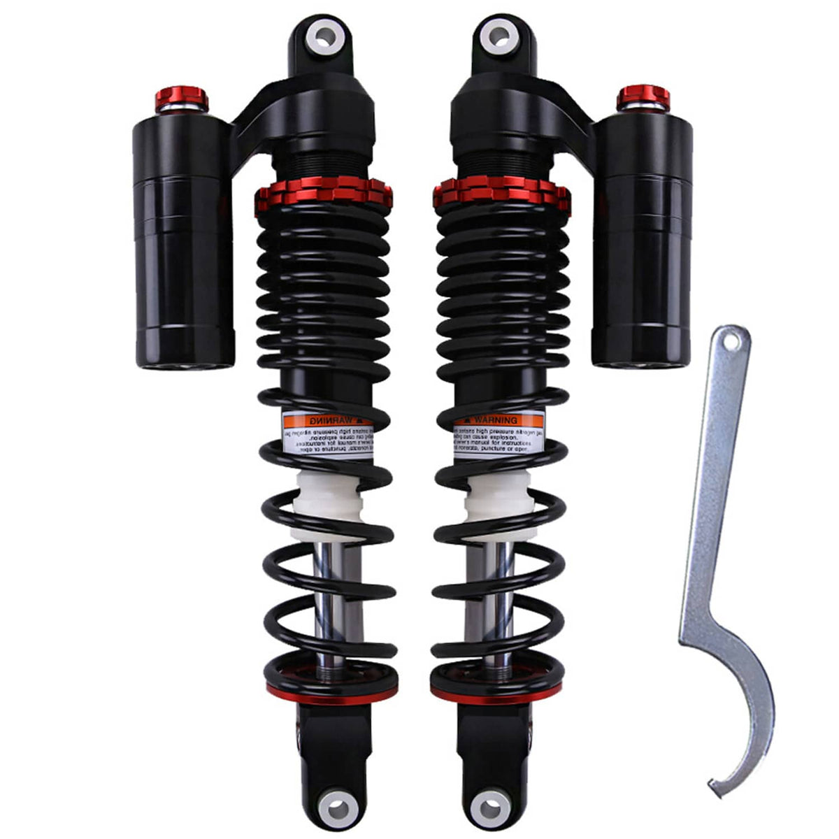 Solidspare Stage 5 Front & Rear Air Shocks Absorber Suspension For Yamaha YFZ 450 2006-2012