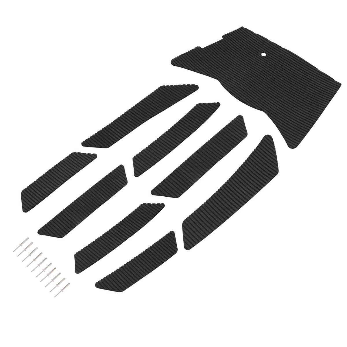 Solidspare For Yamaha VX/VX1100 Cruiser 2005-2009 Traction Mats Foot Pads Plastic EVA Black