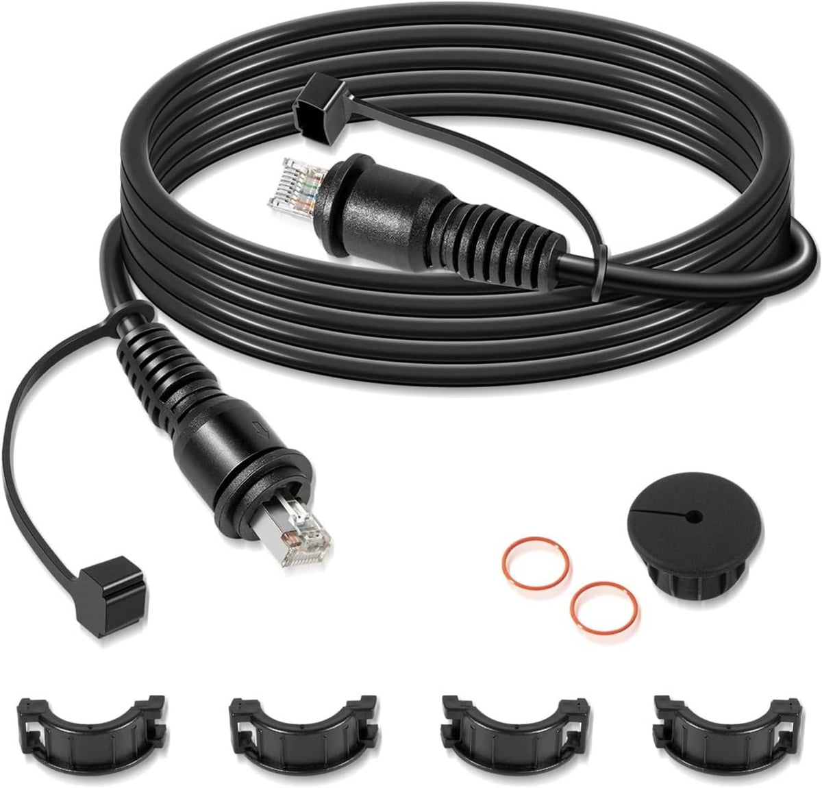 Solidspare 10FT Marine Network Cable RJ45 Cord Replace for Garmin 010-10550-00 for Garmin