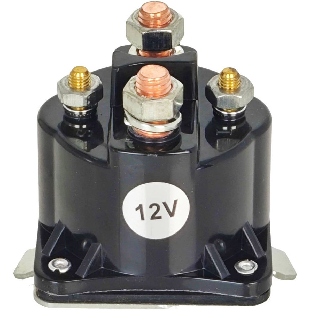 Solid Spare Fit for Monarch Bucher 12V 4 Terminal 100A Dump Trailer Solenoid 391-2 391-2-C