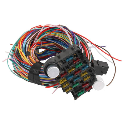 Solidspare 21 Circuit Wiring Harness Fit Chevy Ford Hotrods Universal Extra Long Wire