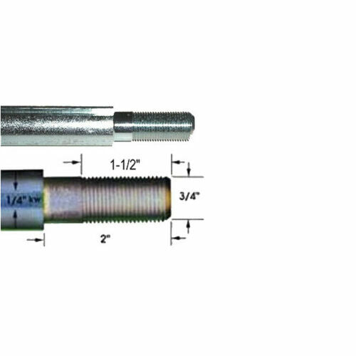 1" x 40" Live Rear Axle 3/4" Step Down for American Sportworks Hammerhead 14798