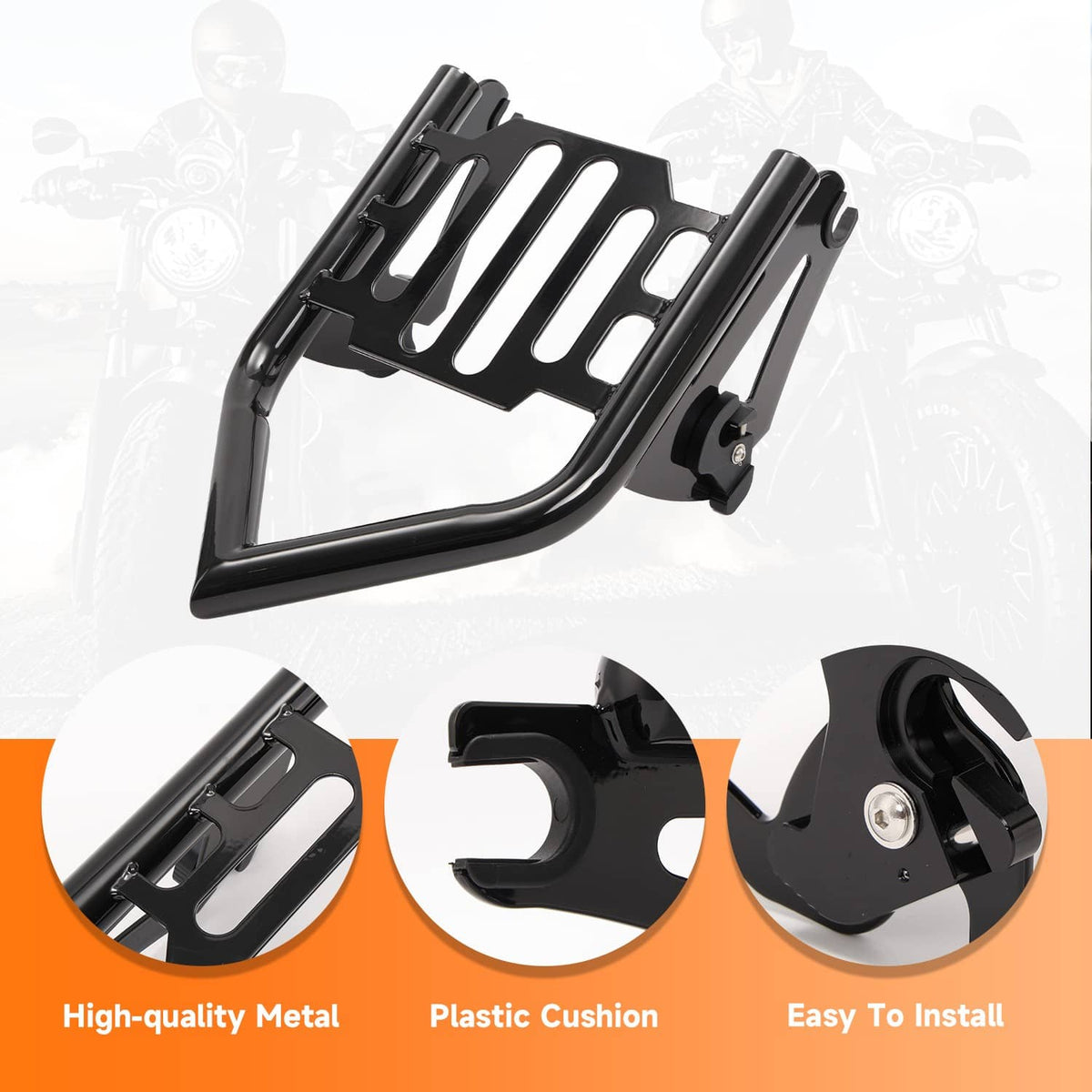 Solidspare Two up Luggage Rack New For Harley Touring Road Glide King Street Glide 2009-25