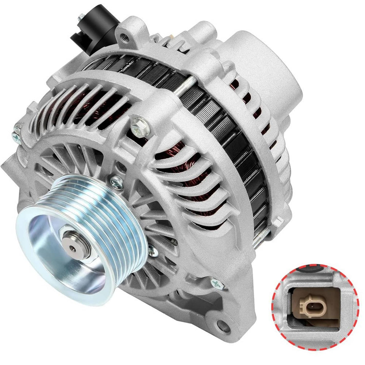 Solidspare 12V 95A CW Alternator For 2012-2015 Honda Civic 1.8L 2013-2015 Acura ILX 2.0L