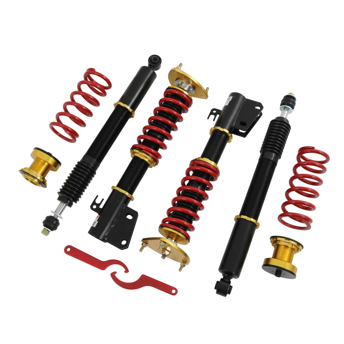 Solidspare Coilovers Lowering Kit Struts Suspension for Scion xB 2004-2006 Adj Height