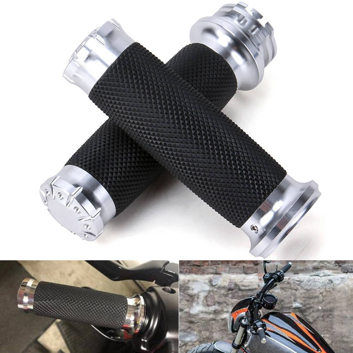 Solidspare 1" Hand Grip Cable Throttle For harley Touring Street Road Glide Softail Suzuki