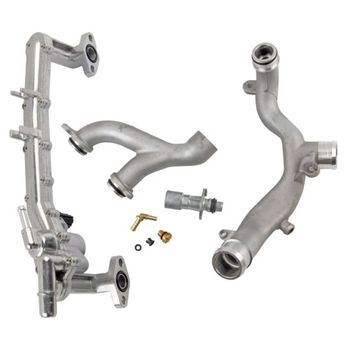 Solidspare New Upgraded Metal Coolant Water Pipe System Kit For Land Rover Jaguar 5.0L