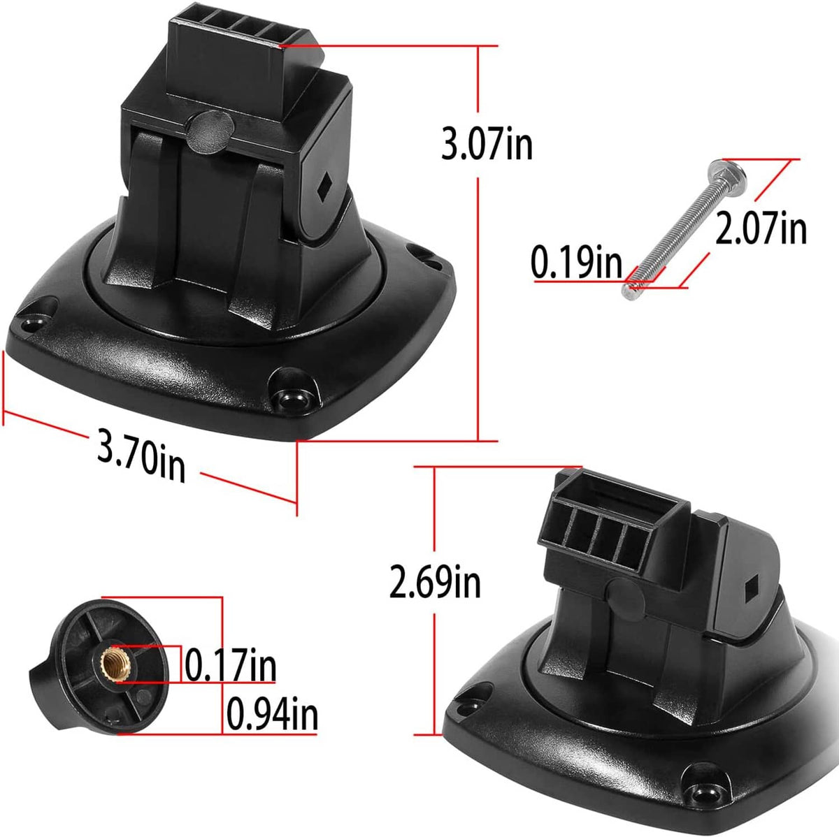 Solid Spare For QRB-5 Mark Hook Elite 3 4 5 5TI 7TI Lowrance Mounting Bracket 000-10027-001