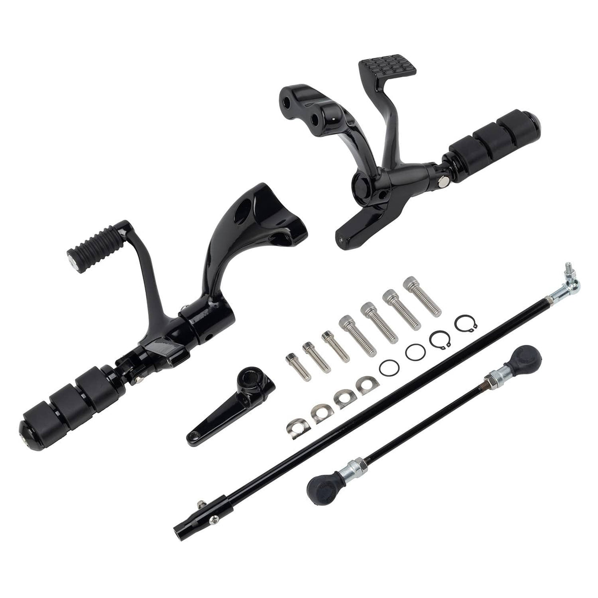 Solidspare Forward Controls Complete Footpegs Levers Kits For Harley Sportster 2014-2022