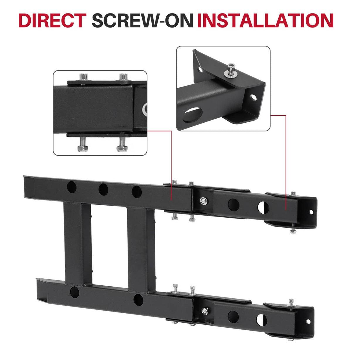 Solid Spare For 1997-2006 Jeep Wrangler TJ Tailgate Reinforcement Kit Door Hinge NEW