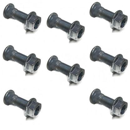 (8) Wheel Stud 3/8" Nut 3/8-24 for Polaris 1999 2000 2001 Diesel 455 Xplorer 250