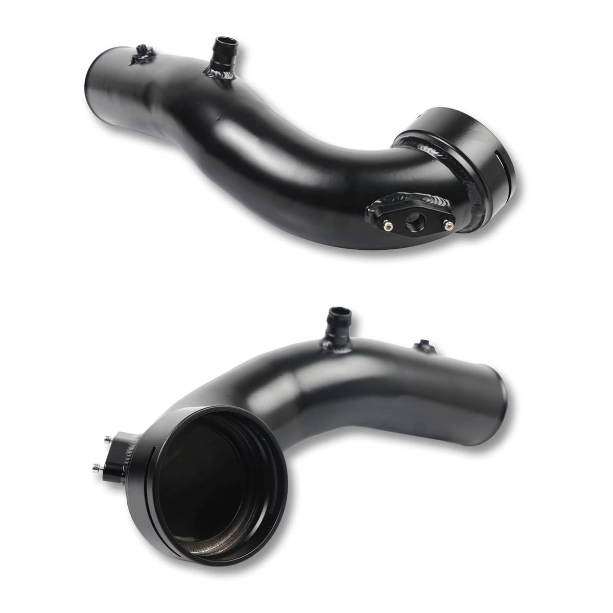 Solidspare Black For BMW 3.0L N55 535i 640i 740i F10 F12 F13 Charge Pipe & Boost Pipe Kit