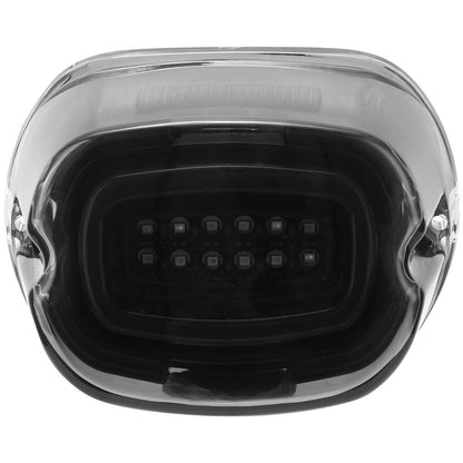 Solidspare LED Brake & Running Tail Light Rear Turn Signals Smoked For Harley Softail Dyna