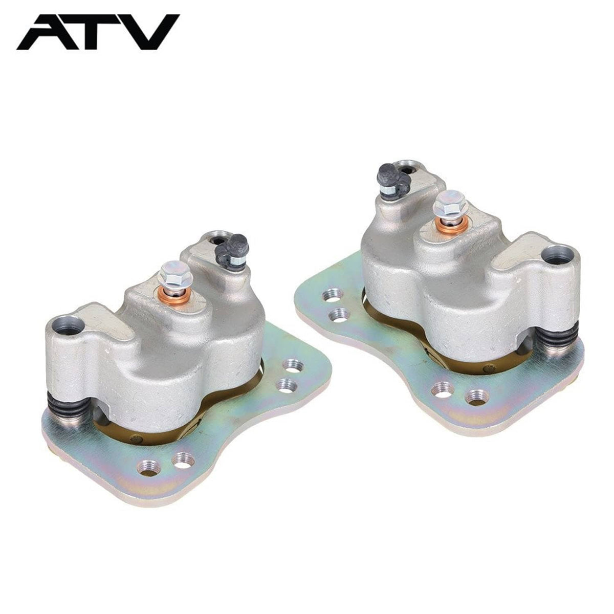 Solidspare Rear Left Right Brake Calipers & Pads For Polaris Ranger Crew 800 900 1000 XP US