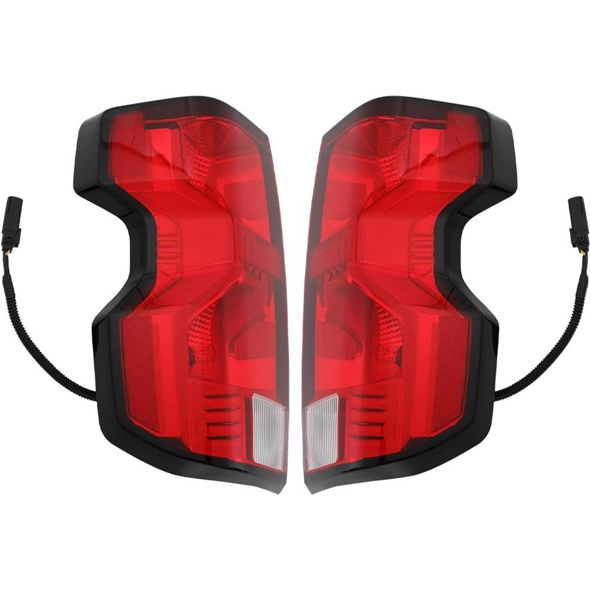 Solidspare Driver & Passenger Side Halogen Tail Lights w/ Bulb For 2023 2024 Chevy Colorado