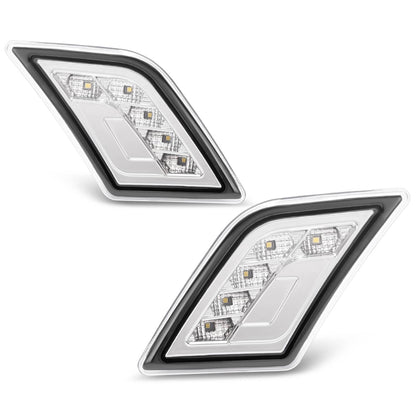 Solid Spare LED Bumper Side Marker Lights For Mercedes-Benz C300/C350/C63 AMG 4-Door 08-11