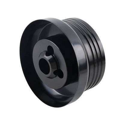 Solidspare For GM Chevy 5 & 6 Hole Steering Wheel Hub Adapter Flaming River Ididit BlacK