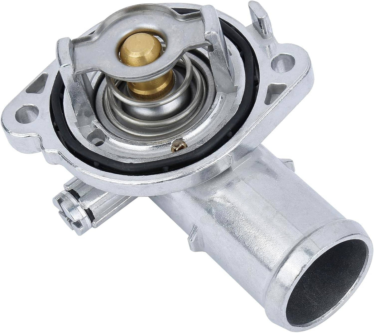 Solidspare Aluminum Upgrade Coolant Thermostat Housing For Jeep Wrangler JK 3.6L 2012- 2018