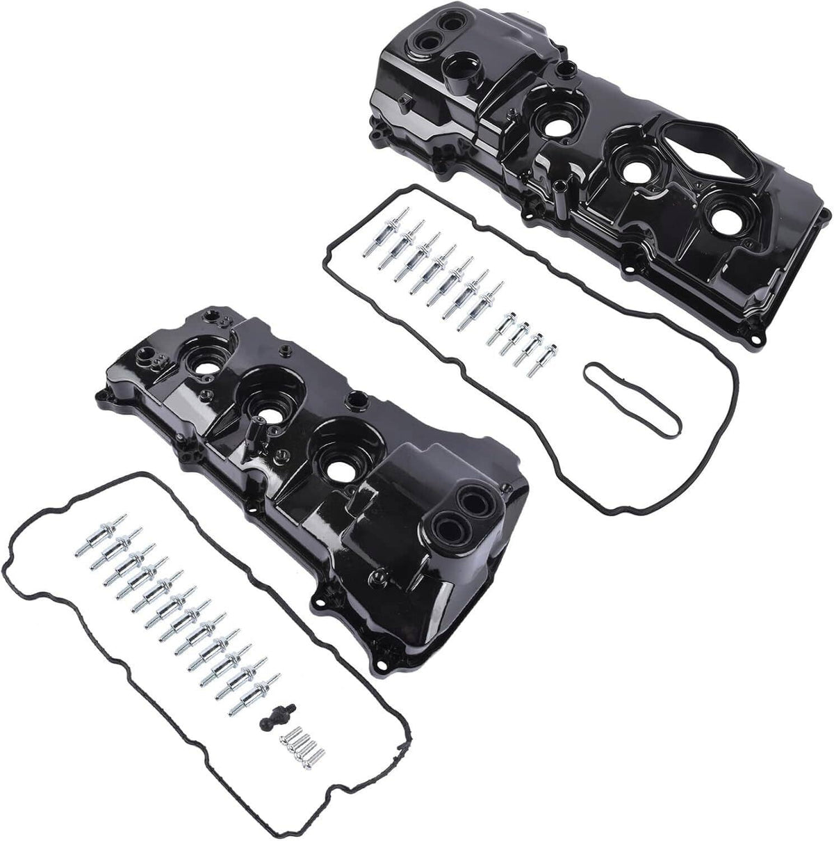 Solidspare 2x Valve Covers for 13-16 Ford F-150 15-17 Ford Expedition 3.5L Turbo Aluminum