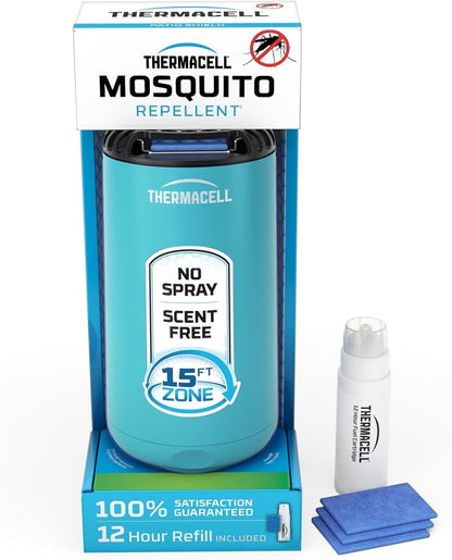 THERMACELL NEW Heat Activated 15 FT. Zone Mosquito Non Spray Repellent