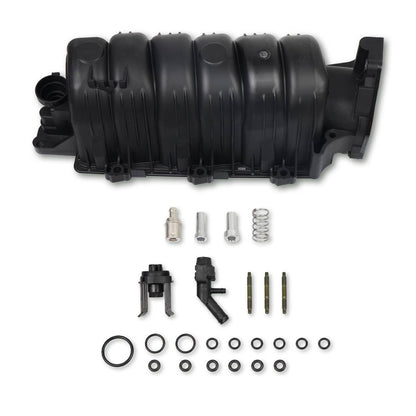 Solidspare Black Upper Intake Manifold + Gasket for 1995-2005 Chevy Buick Olds 3800 3.8L V6
