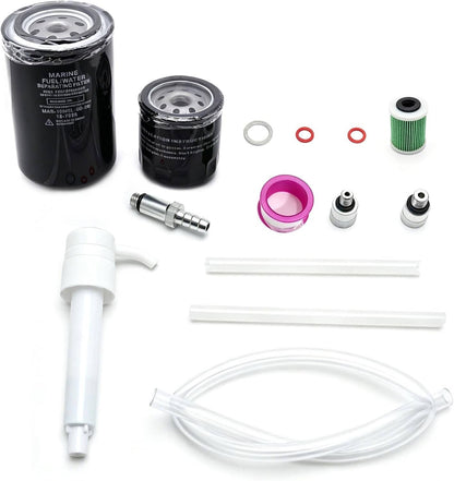 Solid Spare 69J-13440 Oil filter & 6P3-24563 Fuel filter Kit Yamaha 150/175/200/225/250 HP