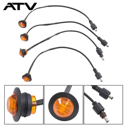 Solidspare For Ranger RZR X3 Talon Zforce LED Turn Signal Light Kit Street Legal w/Horn