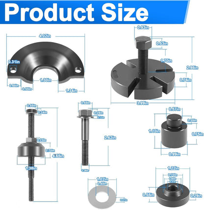 Solid Spare for Ford/Mercury Water Pump Pulley Removal Tool 303-S455 303-009 211-185