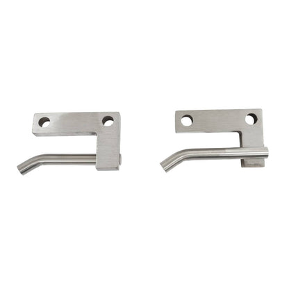 Solid Spare Door Hinges Fit 1966-1977 Early Ford Bronco Silvery 304 Stainless Steel LH&RH