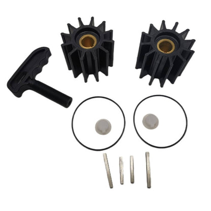 Solid Spare 2Set Sherwood Cummins Caterpillar Jabsco Impeller Replace: 17000K 3802444 1W5664