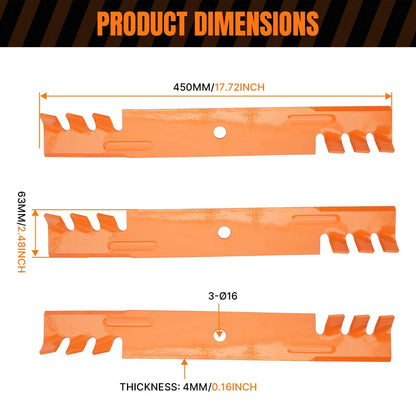 Solidspare 52" Deck Blade for Scag Mower Models:SMTC, STC52, SW52, SW48, SWM52, SWMU52