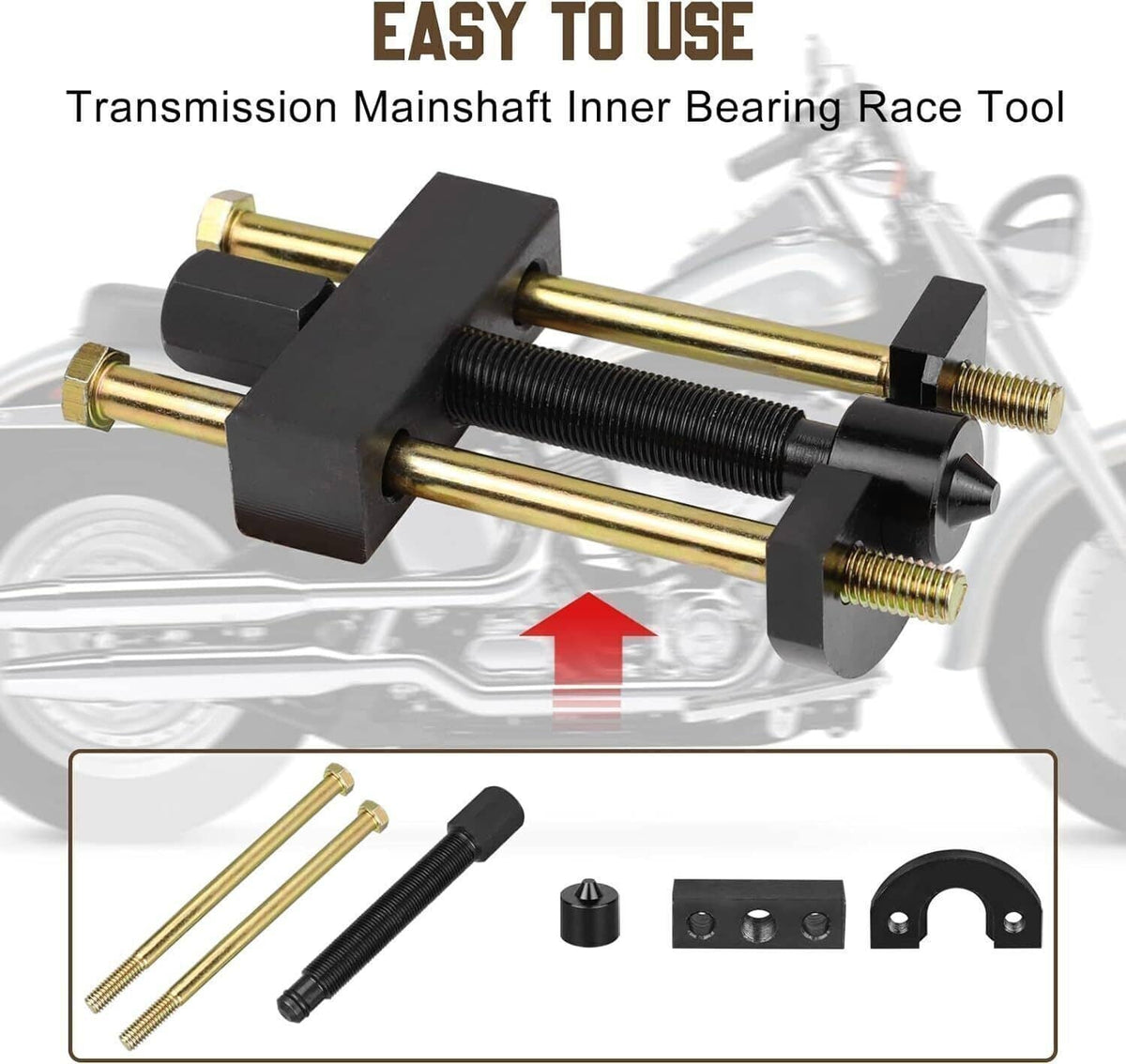 Solidspare New Transmission Mainshaft Inner Bearing Race Puller Tool For Harley 34902-84