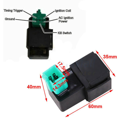 Solidspare 5 Pins AC CDI Unit Box for 50cc 70cc 90cc 110cc 125cc ATV Quad Dirt Bike Go Kart