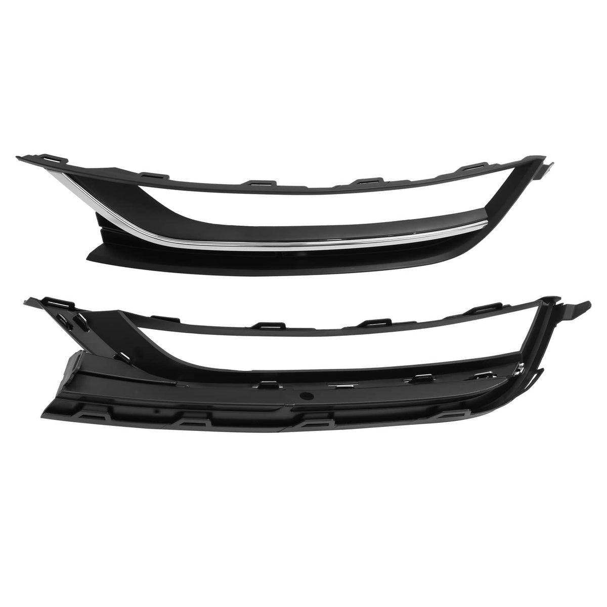 Solid Spare For VW Passat 2012-2015 Front Bumper Fog Lights Corner Lamp & Lower Grille 7PC