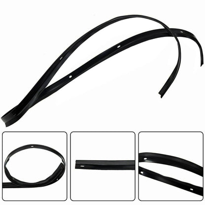 Solid Spare For 2008-2022 Dodge Challenger Engine Hood Bumper Weatherstrip Seal w/ 12*Rivet