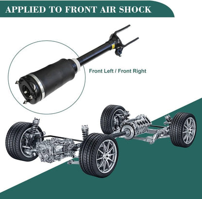 Solidspare Front Air Suspension Shock Strut 1643206113 for Mercedes W164 GL350 GL450 New