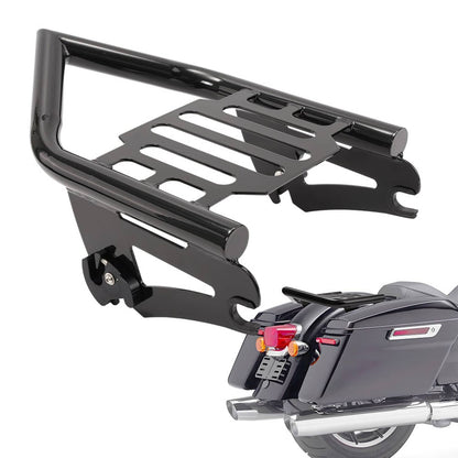 Solidspare Black Detachable Luggage Rack for Harley Touring 2009-2025 Street Road Glide US