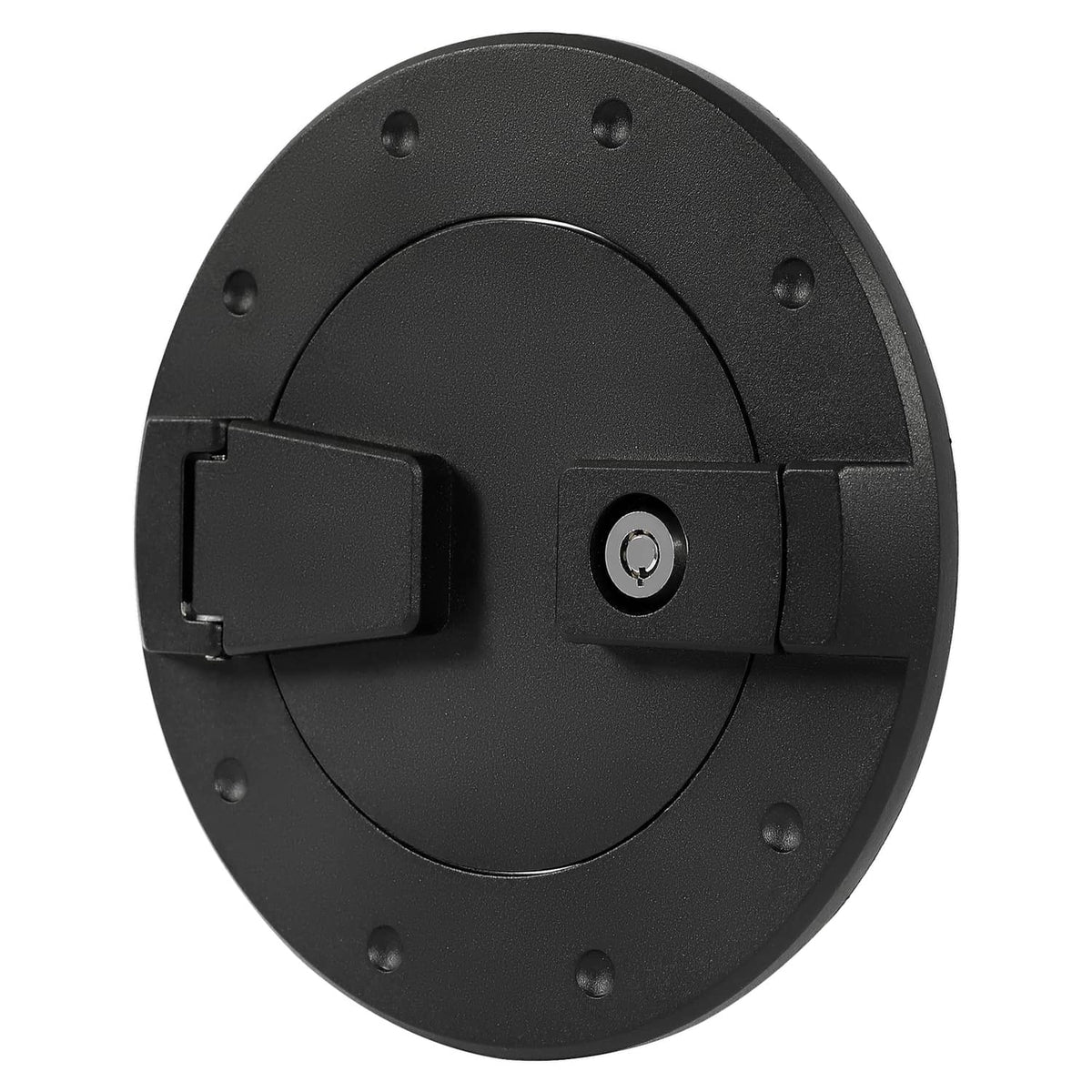Solid Spare For Hummer H2 2003-2009 Locking Fuel Door Gas Tank Cap Cover ALUMINUM Black New