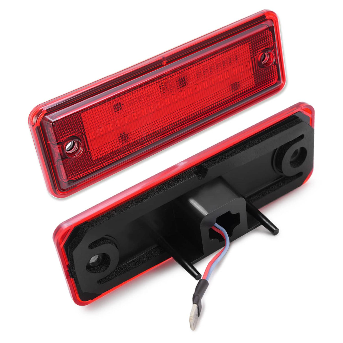 Solid Spare LED Rear Side Marker Parking Lights For El Camino & Caballero & Malibu 1978-1987