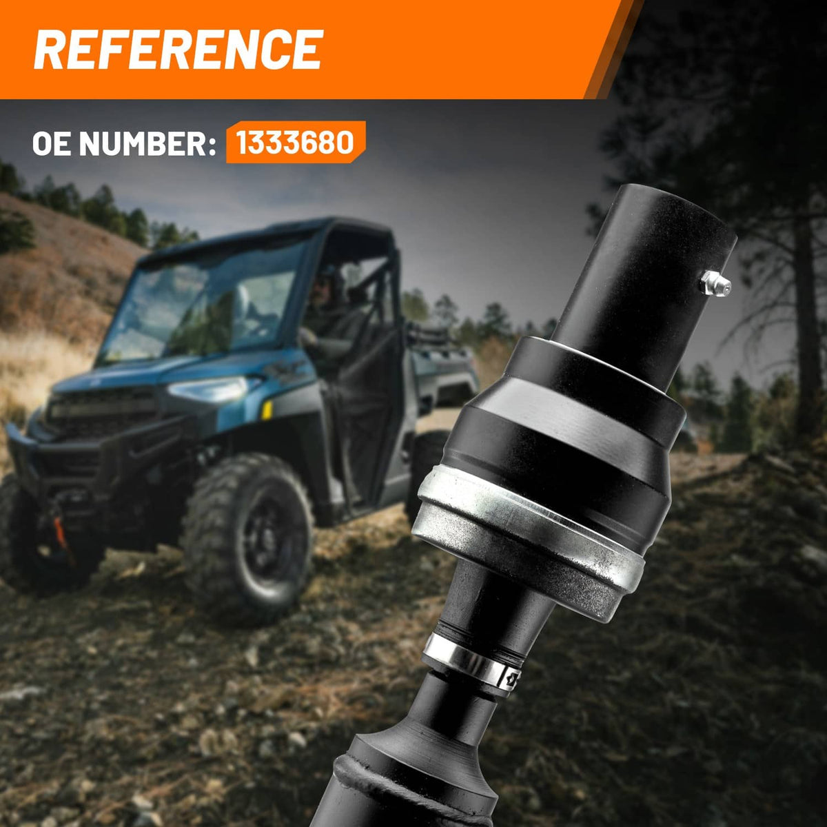 Solidspare New 65inch Shaft Assembly For Polaris Ranger XP 900 General 1000 17-20 1333680