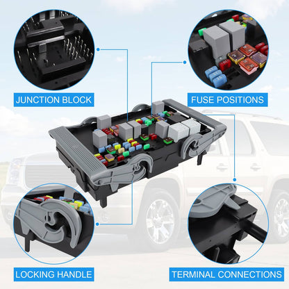 Solidspare 19210438 For Chevrolet,GMC 07-09 Avalanche Electrical Fuse Relay-Junction Block