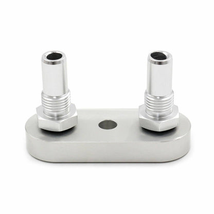 Solidspare Transmission Cooler Line Adapter Plate w/ 6AN Fittings Seal 6L80E 6L90E 8L90E